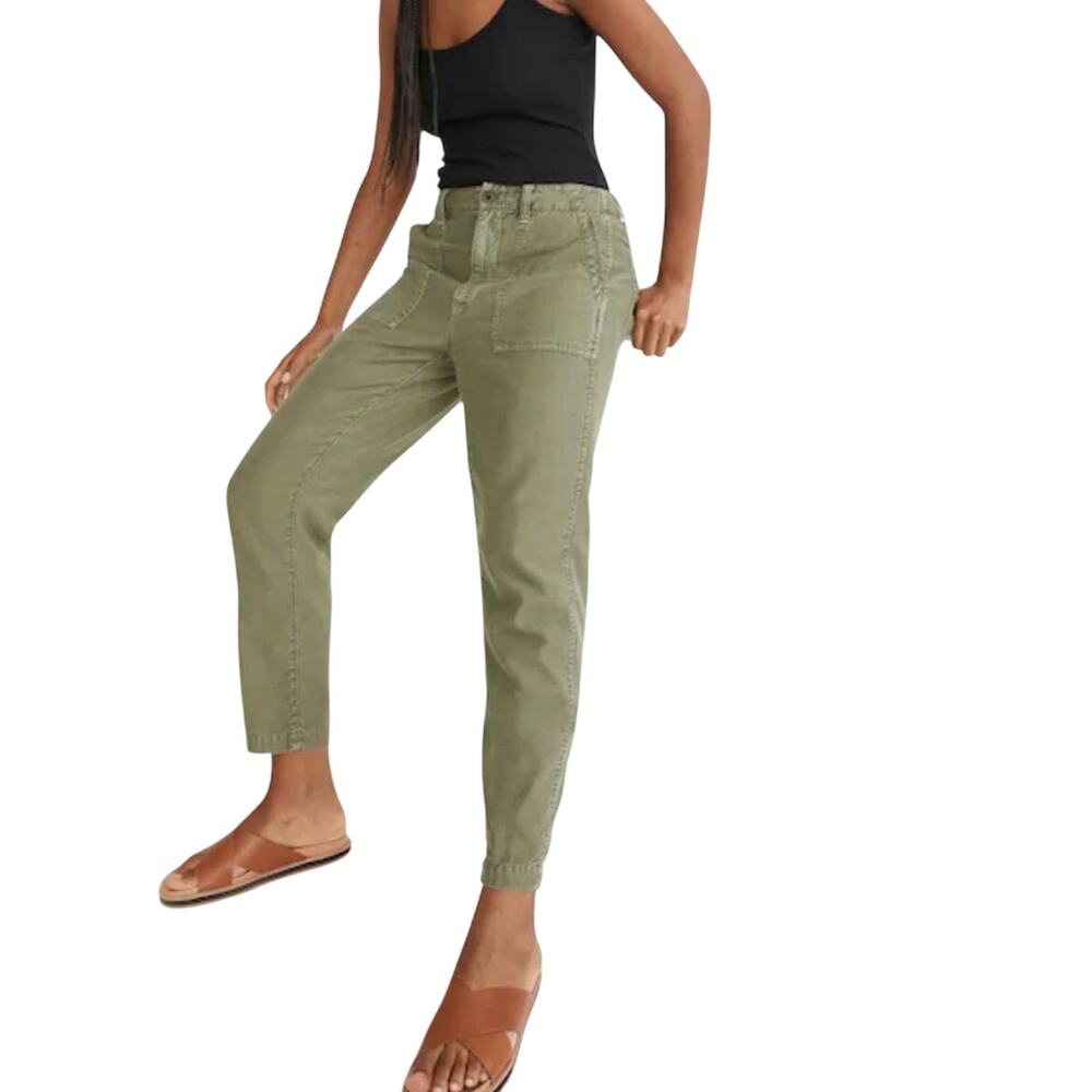 Madewell Curvy Griff Tapered Fatigue Pants 25 Vintage Inspired Relaxed Cropped - Picture 5 of 6